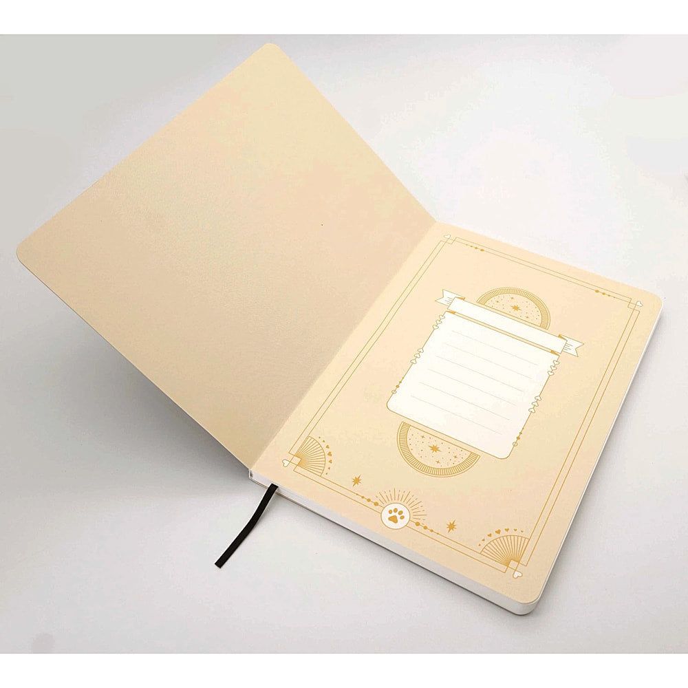 Good Luck Cat MINI Lined Hardcover Notebook Journal - 7" x 5.2" - EE