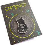 Compoco Good Luck Cat enamel pin - EE