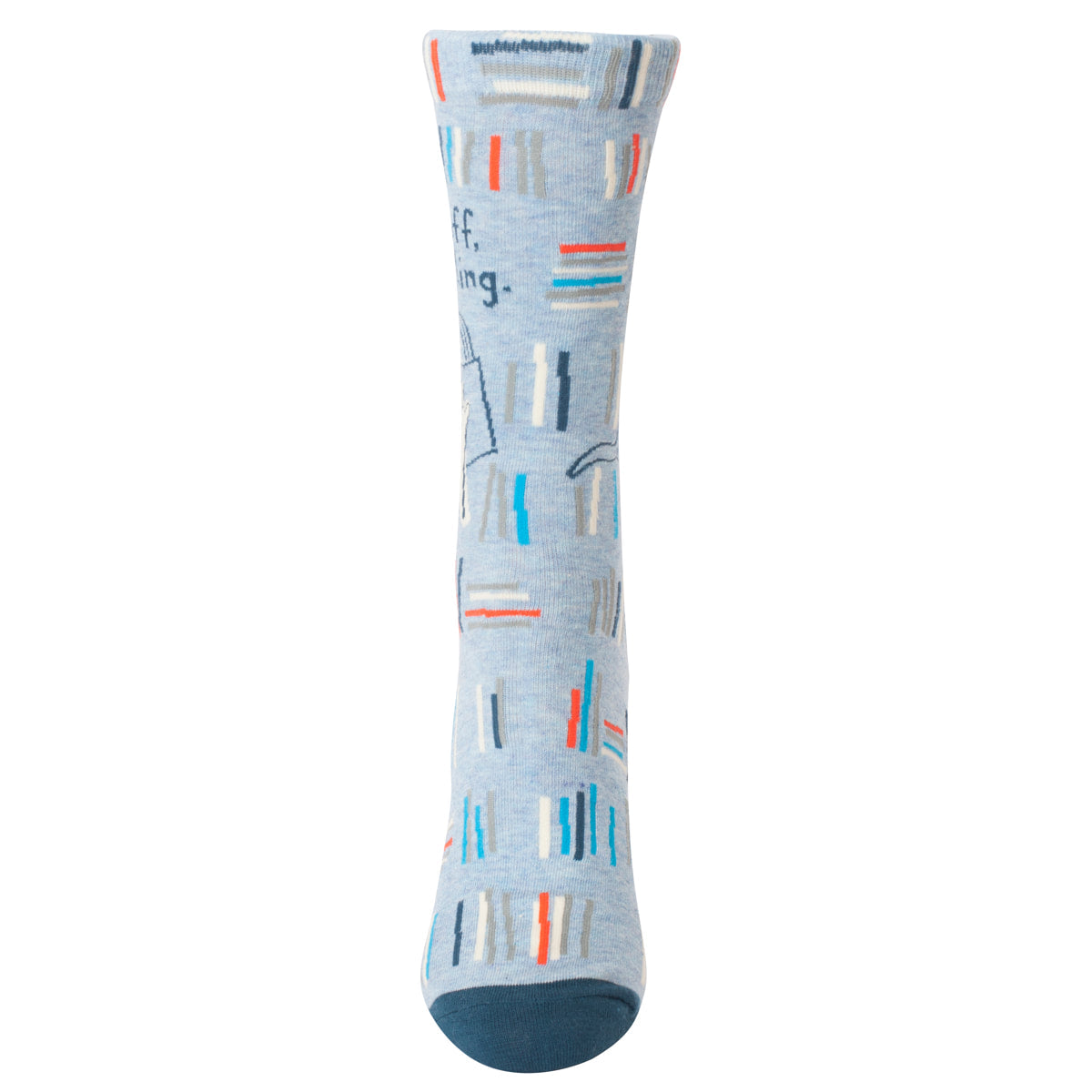 Women's Crew Socks -  Fuck Off I'm Reading  - Blue Q