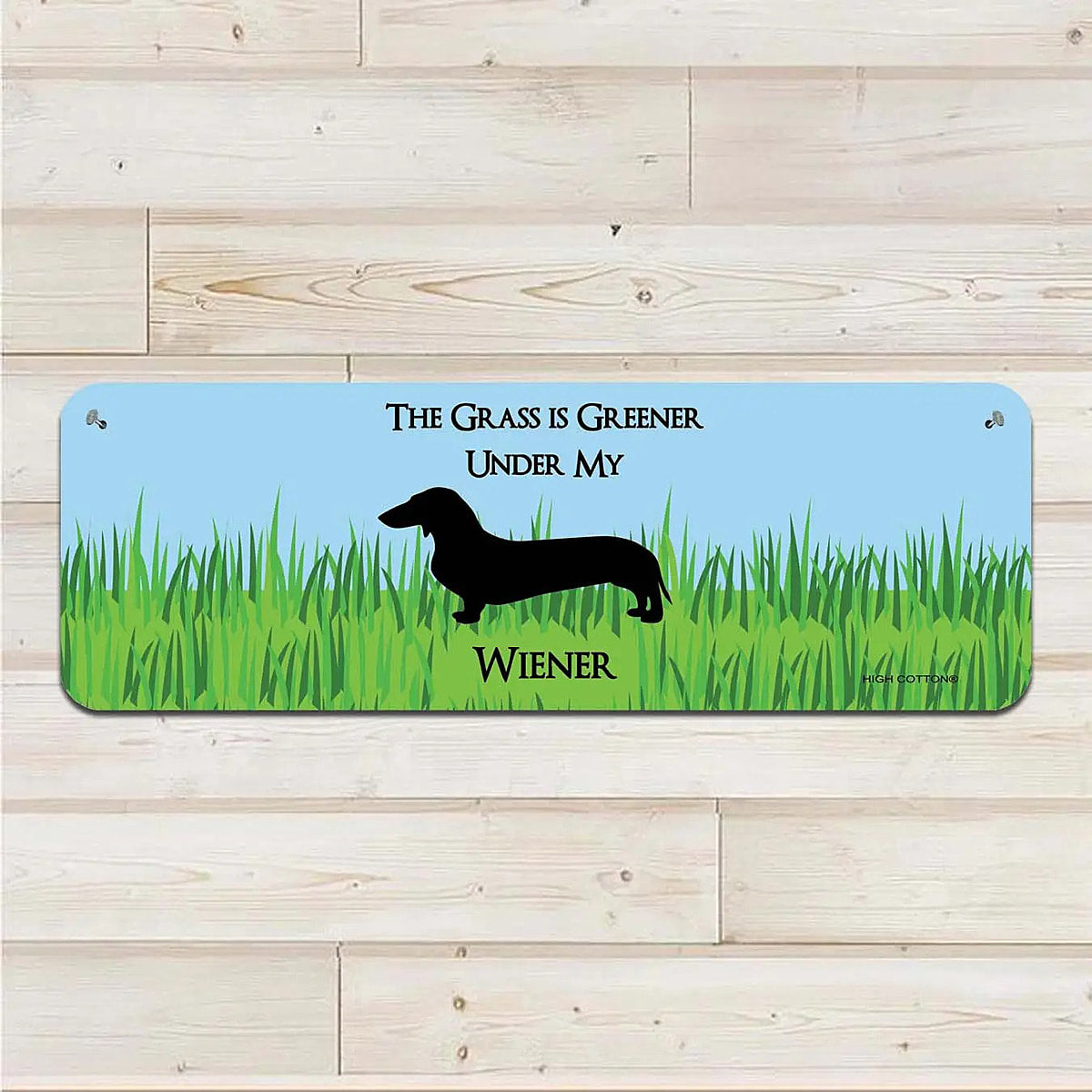 Grass is Greener - Aluminum Wall Sign Art - AA