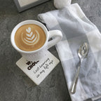 Day 12 Without Chocolate Limestone Coaster by Tipsy