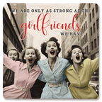Strong Girlfriends Limestone Coaster by Tipsy