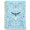 Born To Shine Fireflies hard cover Lined Spiral Notebook - 5 3/4" X 8 1/4" - EE