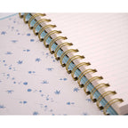 Born To Shine Fireflies hard cover Lined Spiral Notebook - 5 3/4" X 8 1/4" - EE