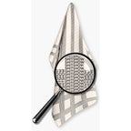 Shitshow Vintage Stripe Illusion Kitchen Waffle Weave Tea Towel by Twisted Wares