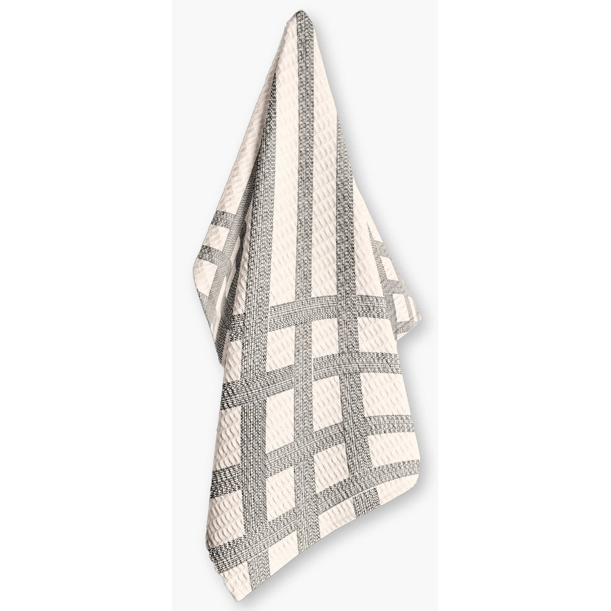 Shitshow Vintage Stripe Illusion Kitchen Waffle Weave Tea Towel by Twisted Wares
