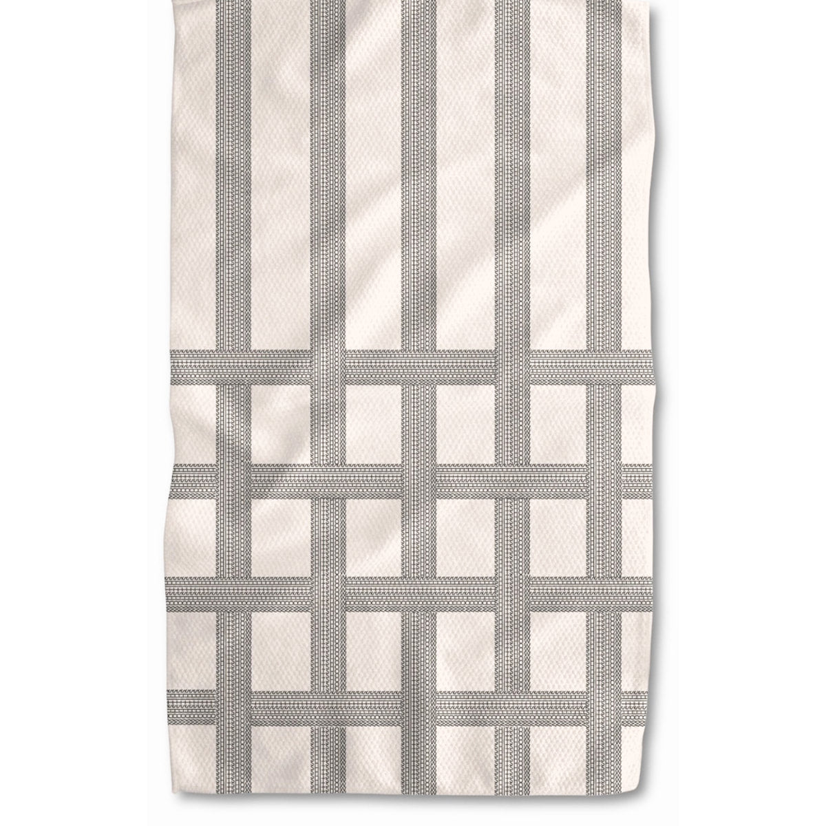 Shitshow Vintage Stripe Illusion Kitchen Waffle Weave Tea Towel by Twisted Wares