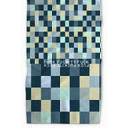 Blue F Checkers Fuckity Fuck Kitchen Tea Towel by Twisted Wares