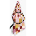 Lilac F-Checkers Fuckity Fuck Kitchen Tea Towel by Twisted Wares