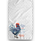 With a Fuck Fuck Here Kitchen Towel by Twisted Wares