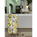 Lemons on the Vine Kitchen Towel by Twisted Wares