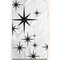 Black and White Stars Kitchen Towel by Twisted Wares