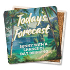 Today's Forecast - Limestone Coaster by Tipsy