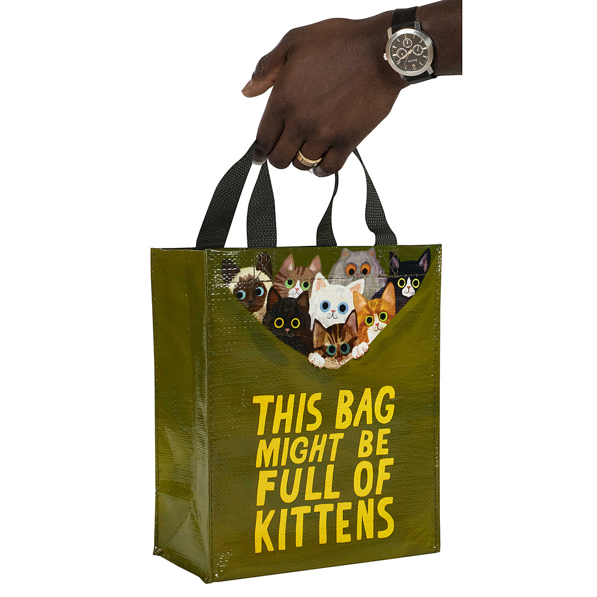 Bag Full of Kittens 10x8.5x4.5 Handy Tote by Blue Q