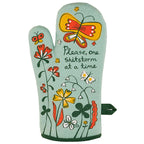 ShitStorm Blue Q Cotton Oven Mitts