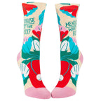 Women's Crew Socks -  Menopause. WTF? - Blue Q Combed cotton
