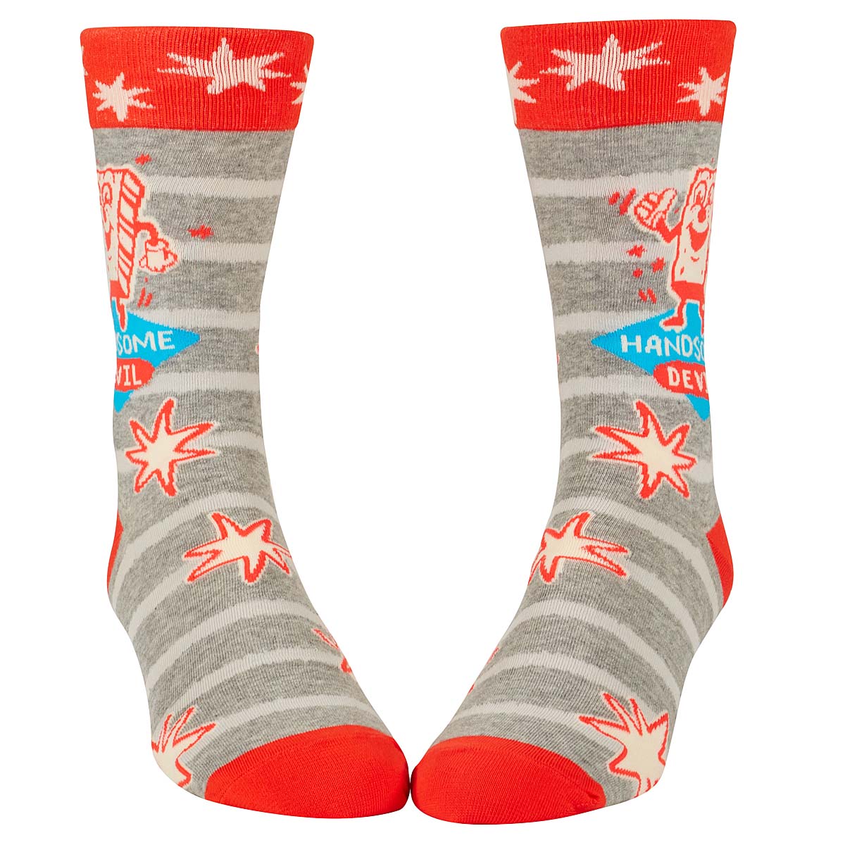 Blue Q Handsome Devil MEN's Crew Socks