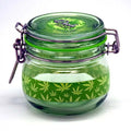 Fantasy Gifts SMALL Green Leaf Stash Jar - JJ