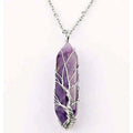 Fantasy Gifts Amethyst Tree of Life Necklace - JJ