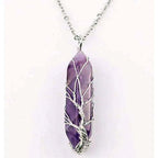 Fantasy Gifts Amethyst Tree of Life Necklace - JJ