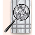 Love You Vintage Stripe Illusion Kitchen Tea Towel by Twisted Wares