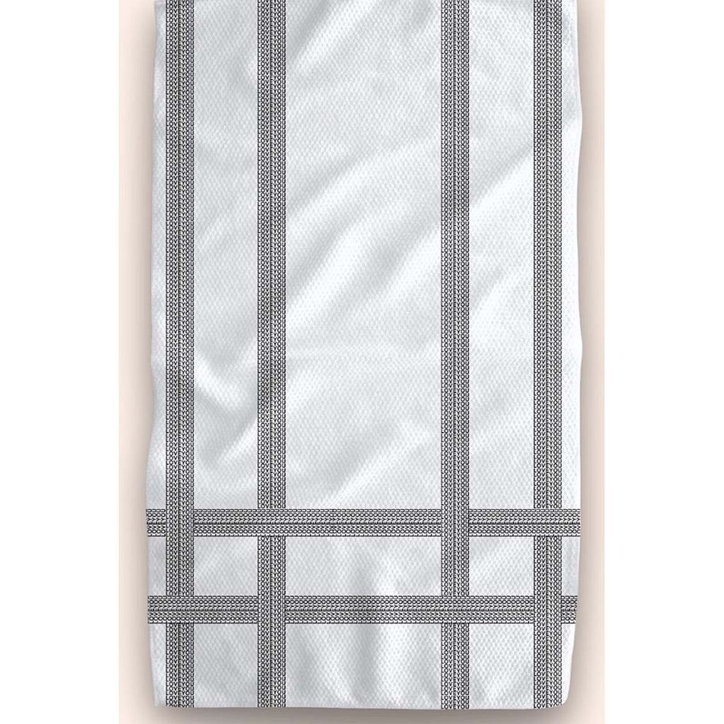 Love You Vintage Stripe Illusion Kitchen Tea Towel by Twisted Wares