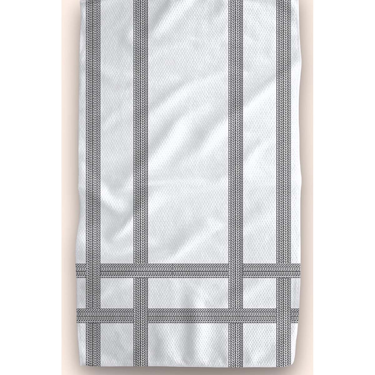 Love You Vintage Stripe Illusion Kitchen Tea Towel by Twisted Wares