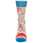 Video Game Men's Crew Socks Blue Q