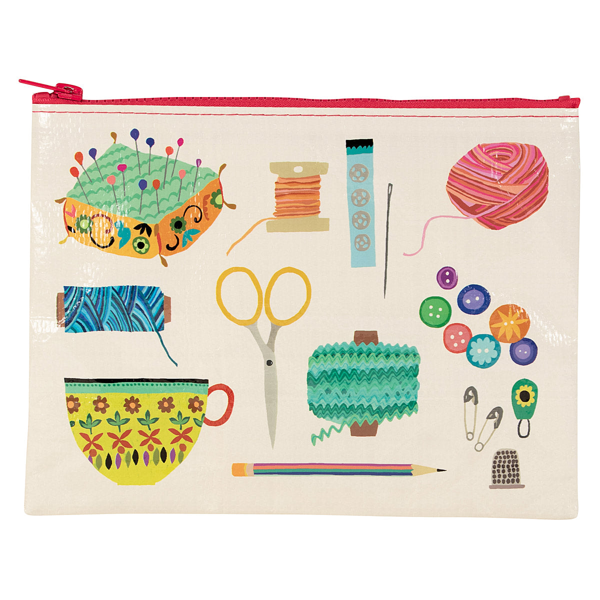 Sewing Kit Blue Q Eco, Recycled Zipper Pouch