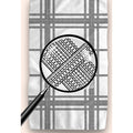 Fuckity Illusion Waffle Weave Tea Towel by Twisted Wares