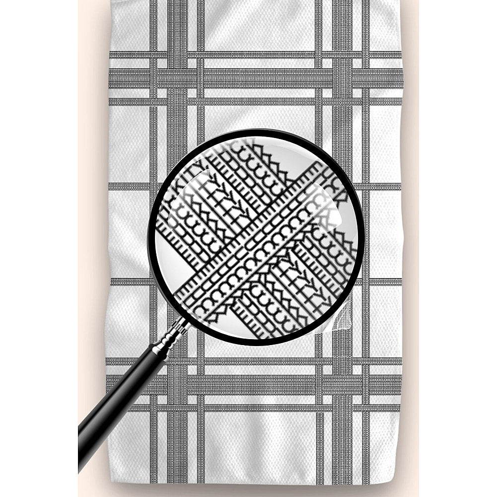 Fuckity Illusion Waffle Weave Tea Towel by Twisted Wares