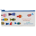 Two Steps Blue Q Pencil Case