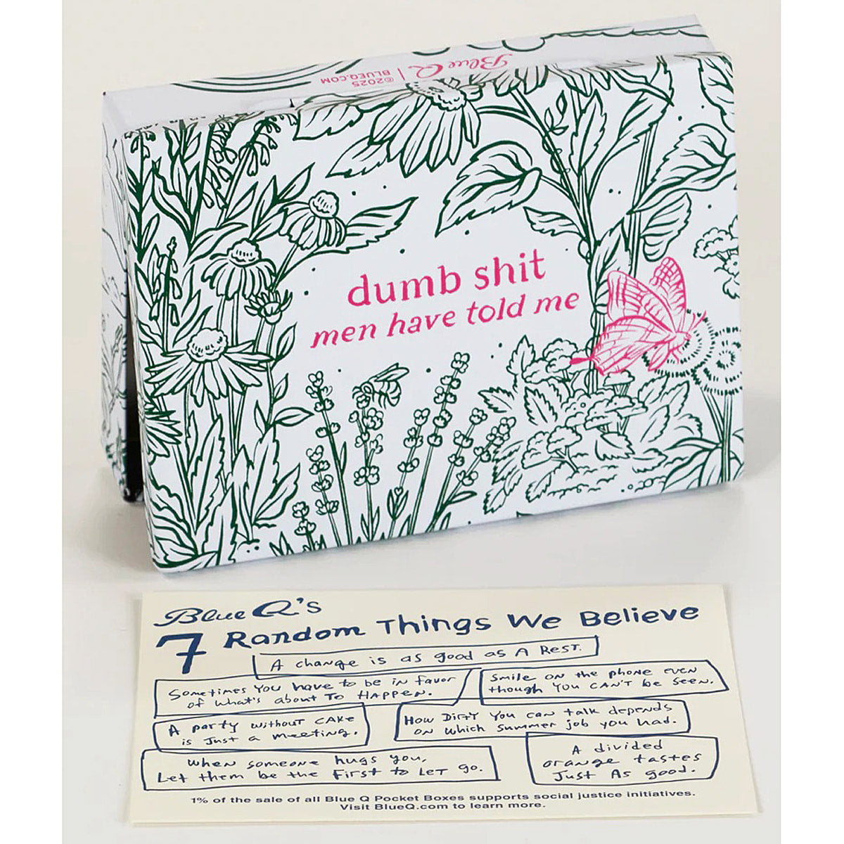 Blue Q Dumb Shit Men Have Told Me Pocket Box