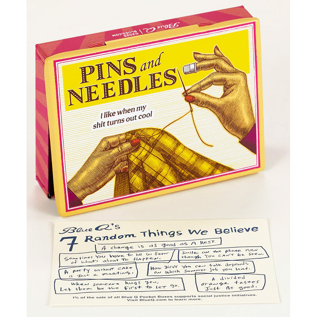 Blue Q Pins and Needles Pocket Box