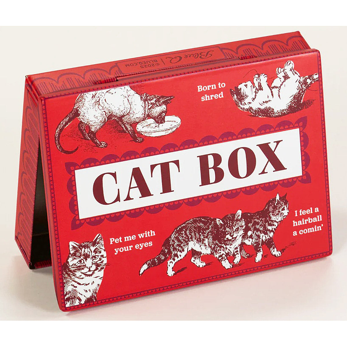 Blue Q Cat Box Pocket Box Tin