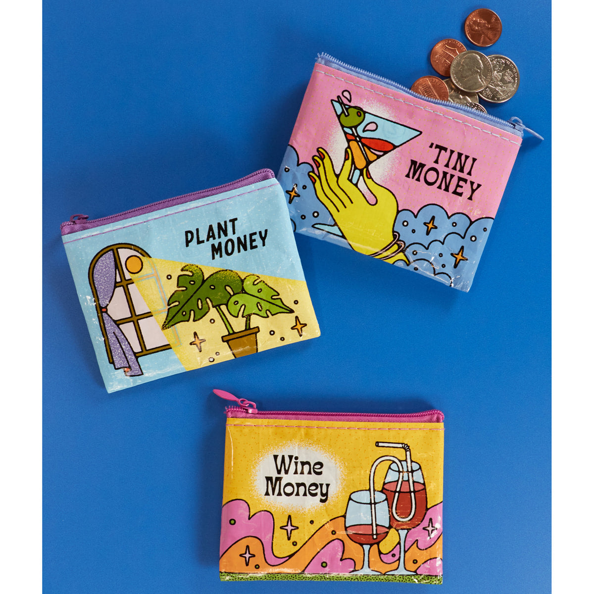 Plant Money - Recycled Coin Purse by Blue Q