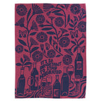 Blue Q Stay Hydrated - woven jacquard Cotton Kitchen Towel
