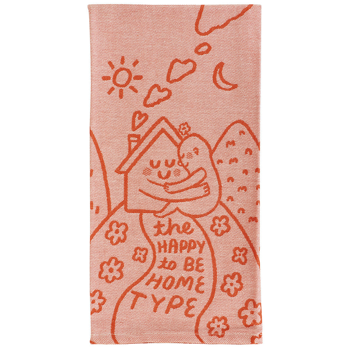 Blue Q Happy to be Home - woven jacquard Cotton Kitchen Towel