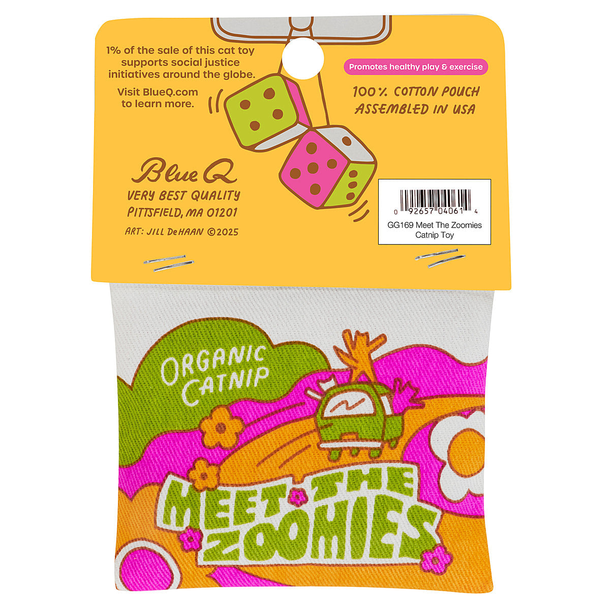 Meet the Zoomies Organic Catnip by Blue Q
