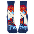 Blue Q No More Mr. Nice Girl Women's Ankle Socks