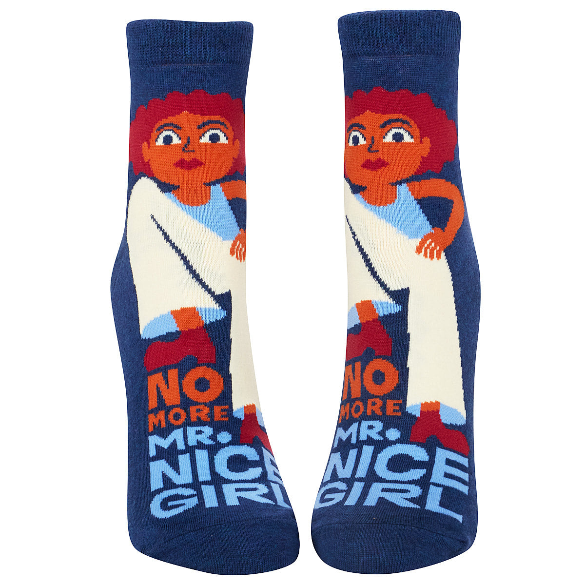 Blue Q No More Mr. Nice Girl Women's Ankle Socks