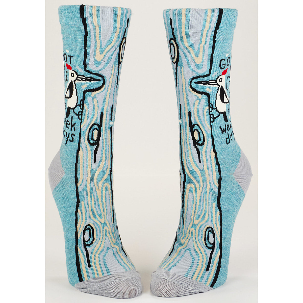 Got a Case of the Weekdays Women's Crew Socks - Blue Q