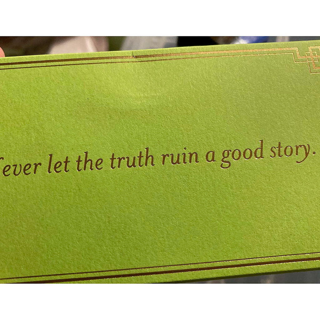 SALE: Never let the truth ruin a good story -  4" matches by MatchDaddy