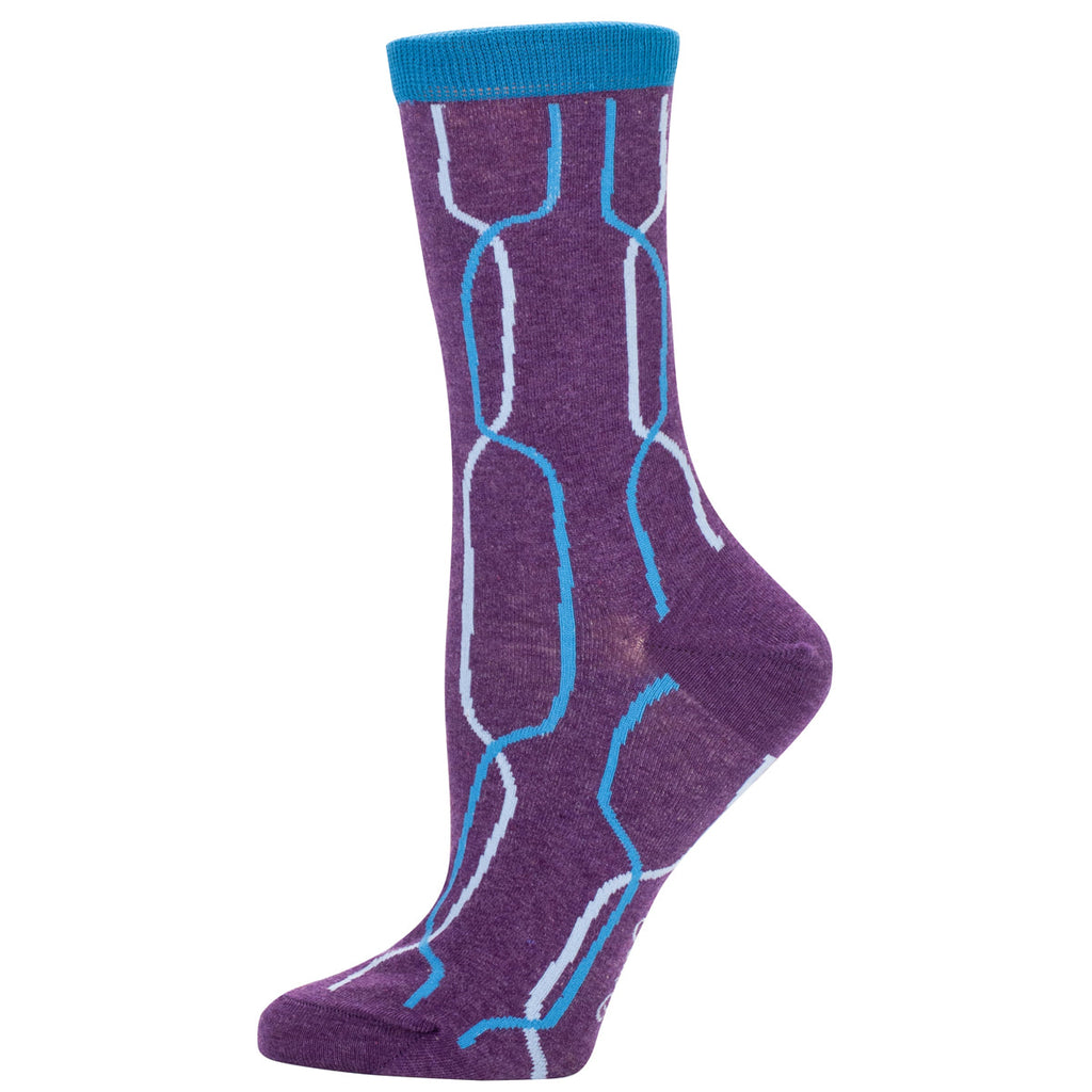 Women's Crew Socks - I Love My Job.  Ha Ha Ha - Blue Q