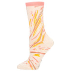 Women's Crew Socks Mother Fucking Girl Power  - Blue Q
