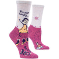 Women's Crew Socks - I'm Not Bossy I'm the Boss - Blue Q