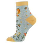 One Shitstorm at a Time Women's Ankle Sock - Blue Q