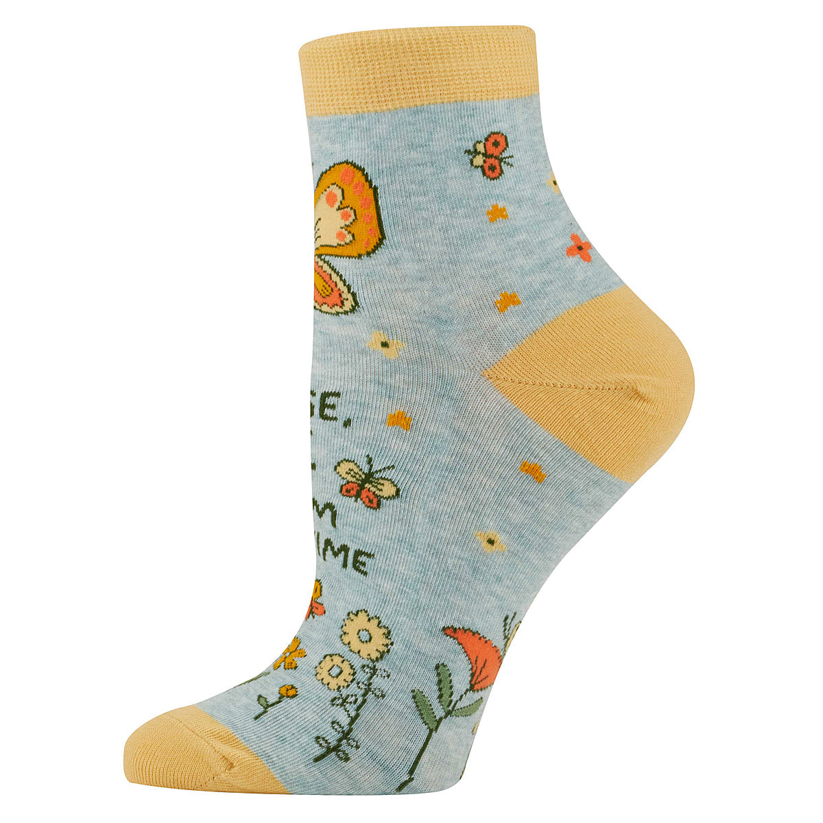 One Shitstorm at a Time Women's Ankle Sock - Blue Q