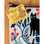 Here Kitty Blue Q Eco, Recycled Zipper Pouch