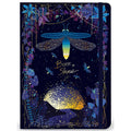 Born To Shine Fireflies Dotted Style Lines  Hardcover Notebook Journal - 5 3/4" X 8 1/4" - EE